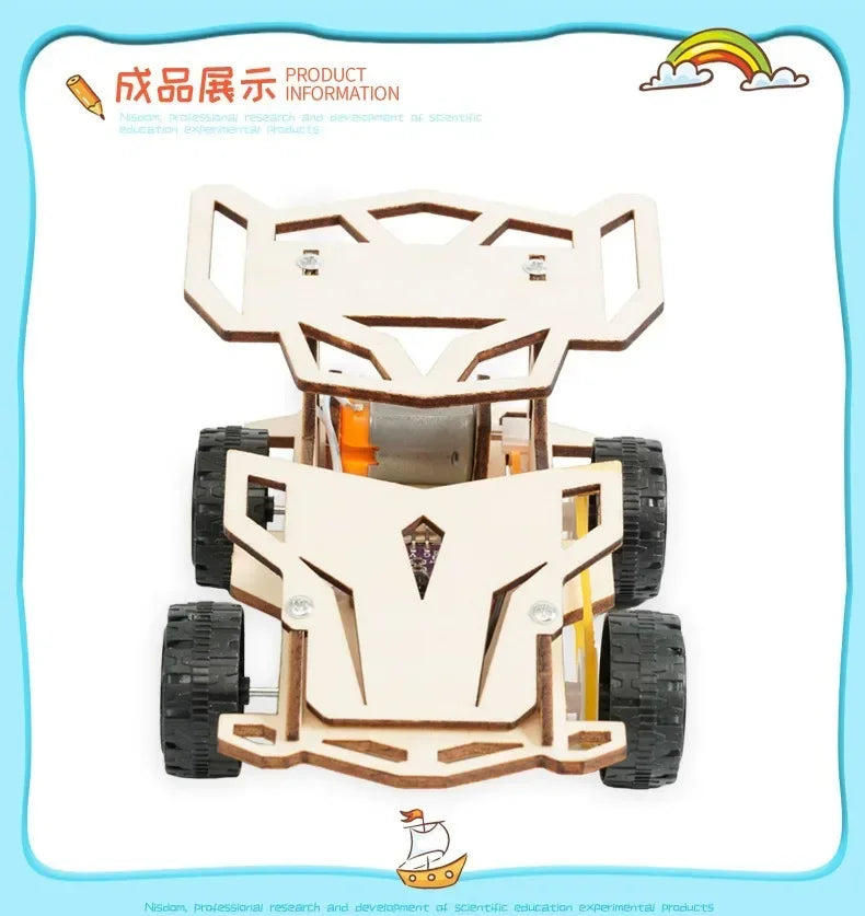 Wooden RC Car Kit