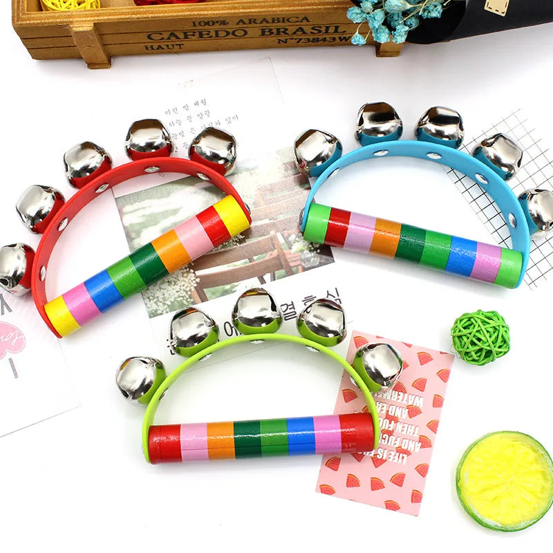 Rainbow Hand Bell Toy