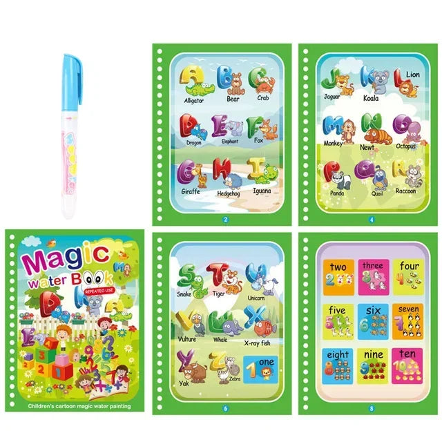 Montessori Magic Water Drawing Book