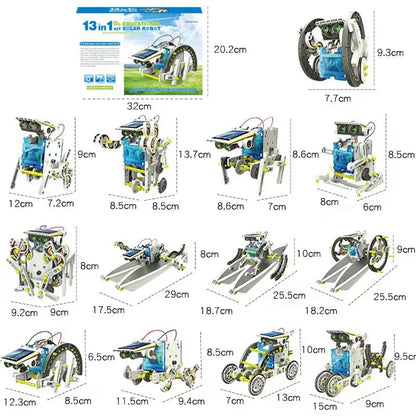 13-in-1 Solar Robot STEM DIY Kit