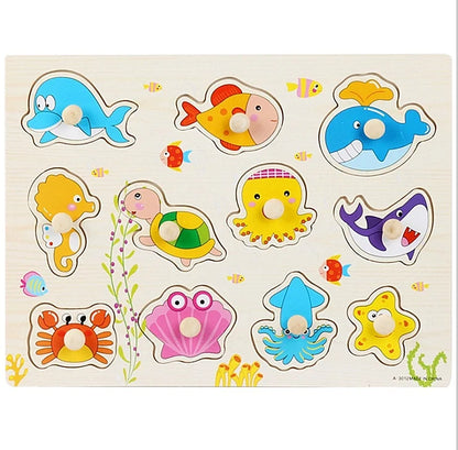 Montessori Grab Puzzle