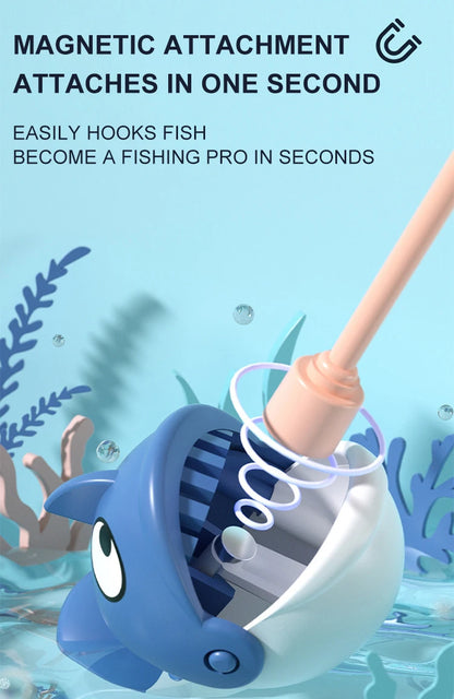 Montessori Fishing Game for Kids – Magnetic Rotating Fish Board Toy