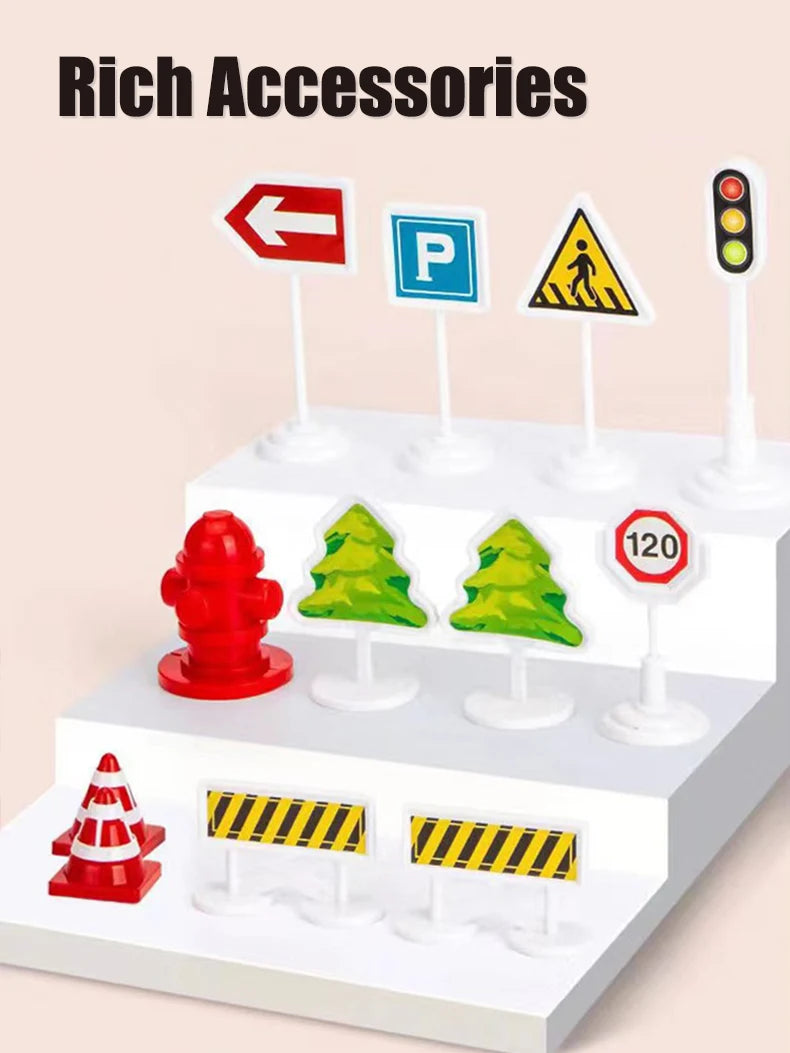 Electric Train Track Set