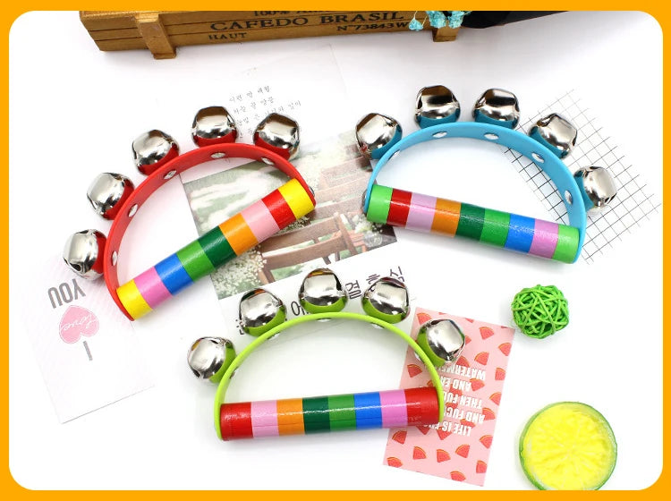 Rainbow Hand Bell Toy