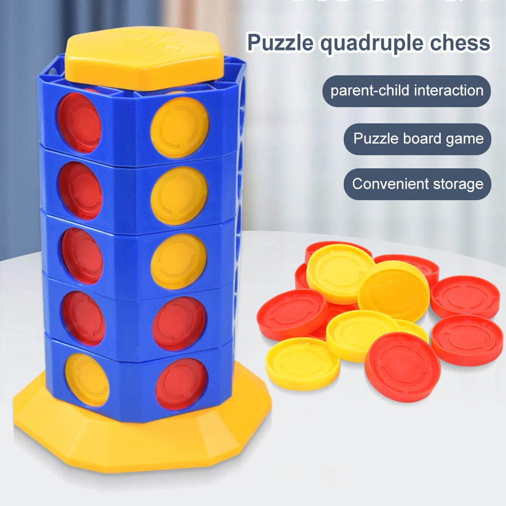 3D-Strategiespiel „Reihe verbinden“.