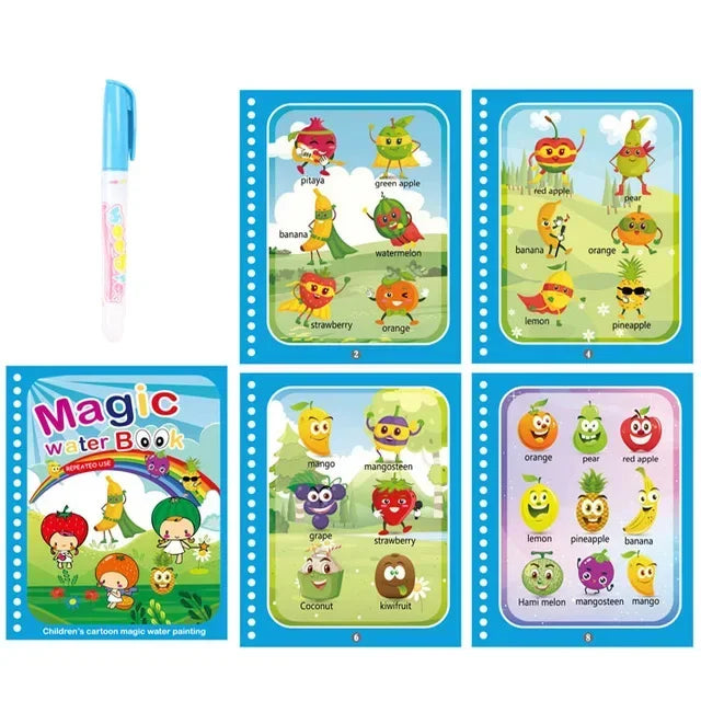 Montessori Magic Water Drawing Book