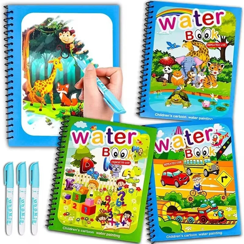 Montessori Magic Water Drawing Book