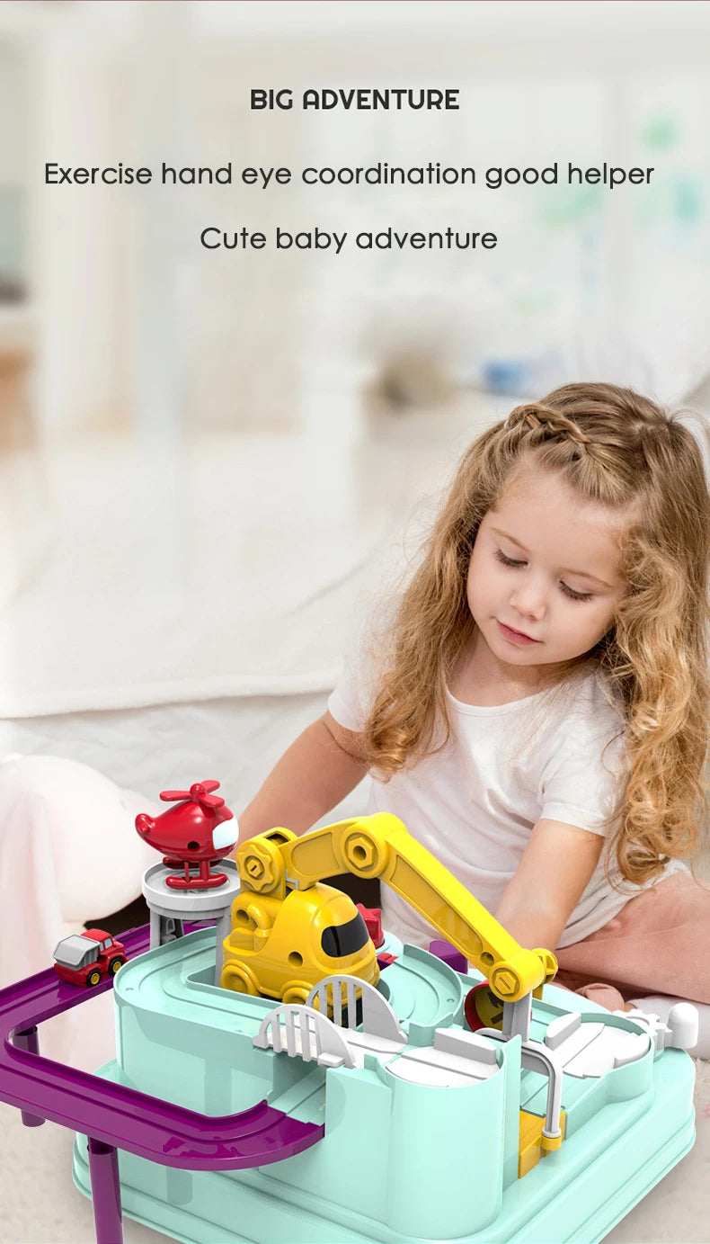 Jouet de course sur rails