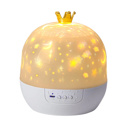 Crown Star Projector Night Light