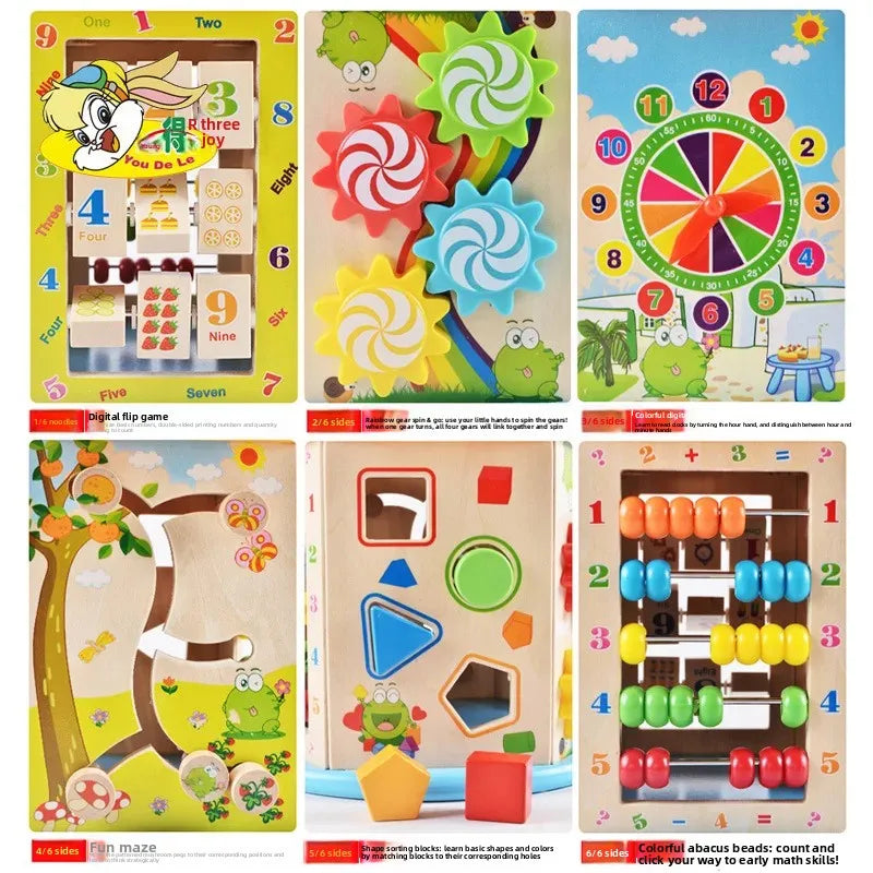 Boîte à outils en bois pour la maternelle