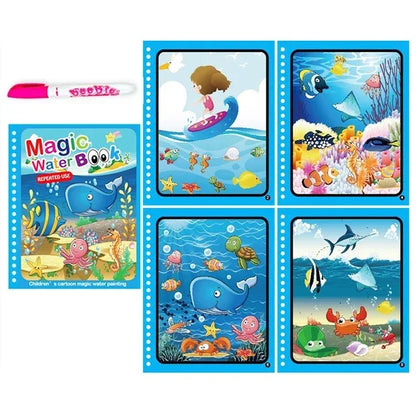 Montessori Magic Water Drawing Book