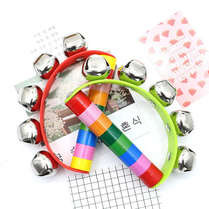 Rainbow Hand Bell Toy