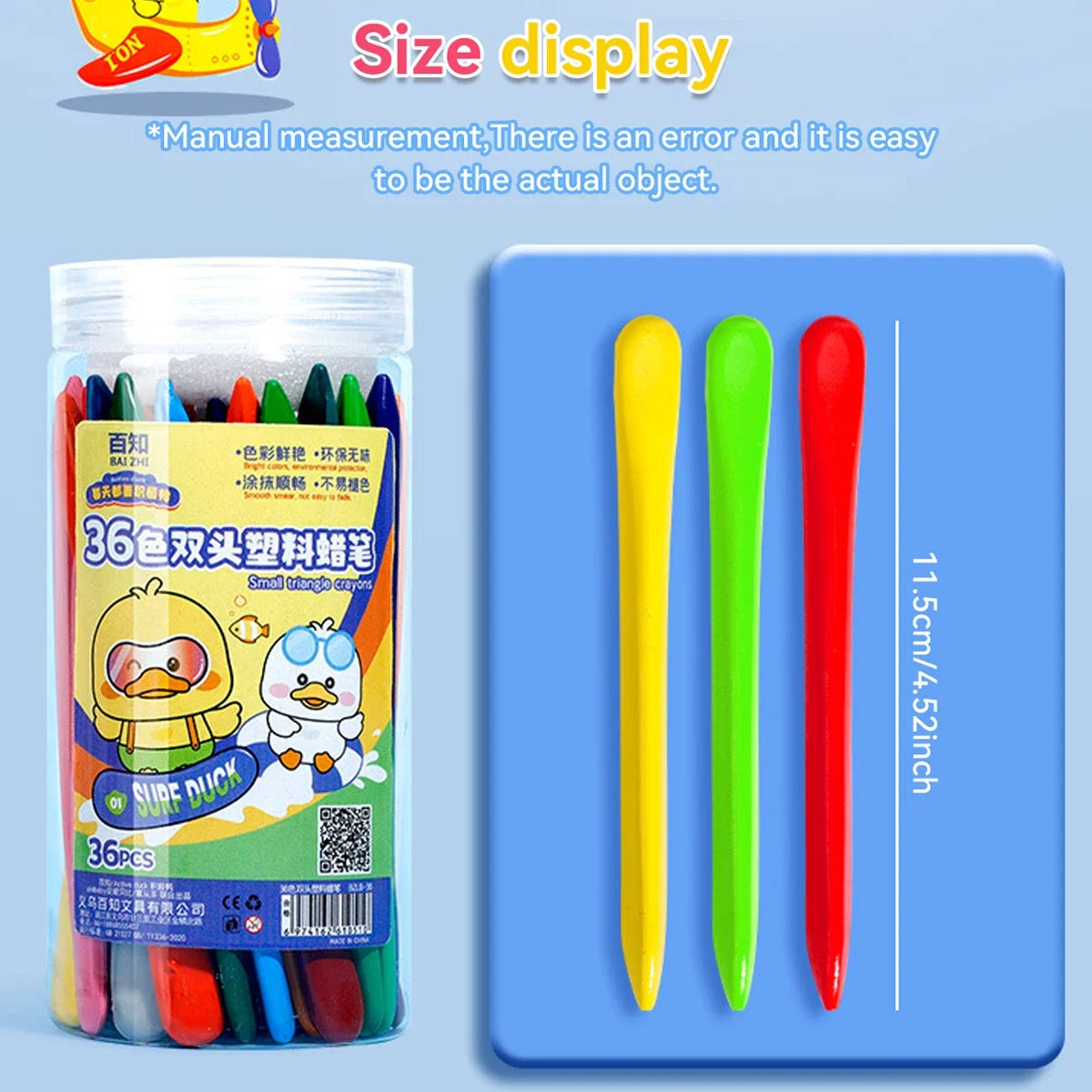 Triangle Crayon Set