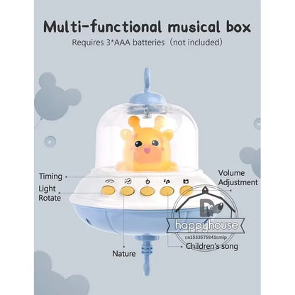 Musical Baby Crib Mobile with Lights & Projection