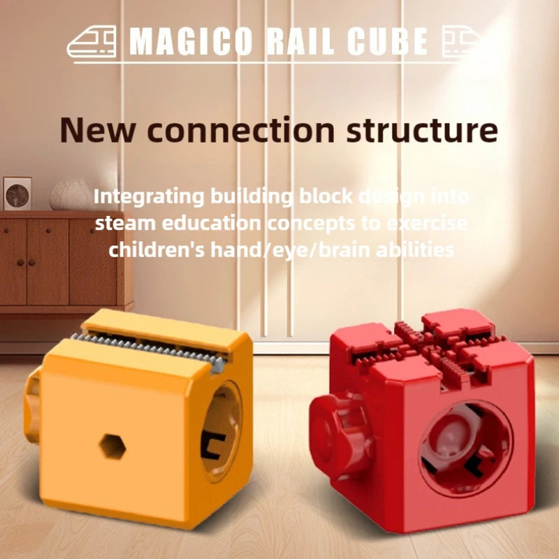 Electric Magnetic Track Train Set – Kids’ Educational Maze Toy