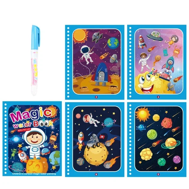 Montessori Magic Water Drawing Book