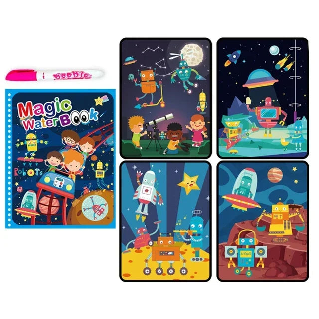 Montessori Magic Water Drawing Book