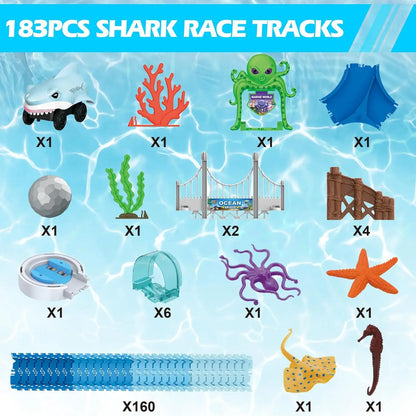 Shark Race Track Toy for Kids
