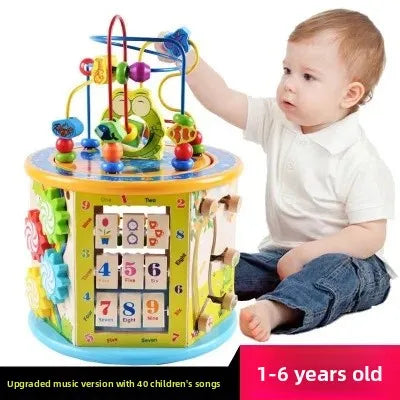 Boîte à outils en bois pour la maternelle