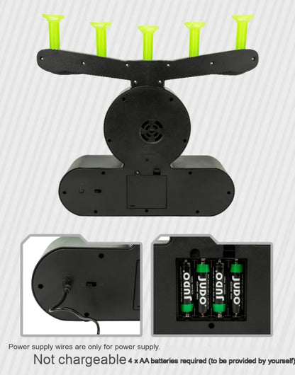 Kids Floating Target Shooting Set – Glow-in-the-Dark Electric Hover Game