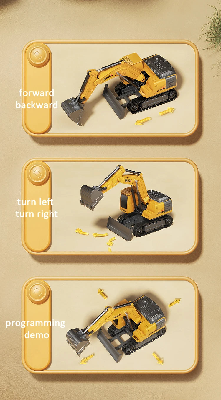 RC Excavator Toy
