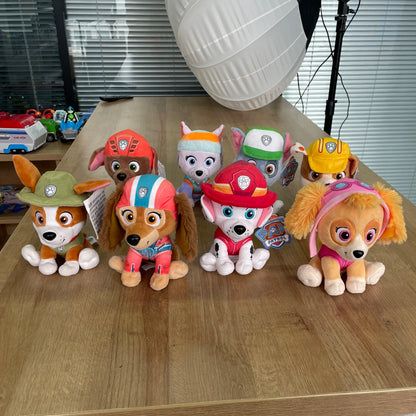 PAW Patrol Plush Toy Collection – Chase, Marshall, Skye, Zuma & Friends
