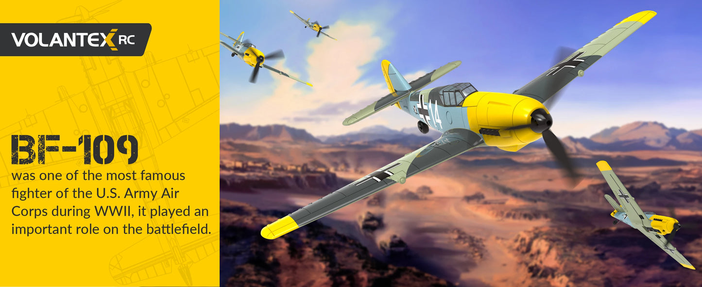 RC Spitfire Fighter Plane – 4CH Remote Control Warbird with Aerobatic Mode