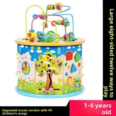 Boîte à outils en bois pour la maternelle