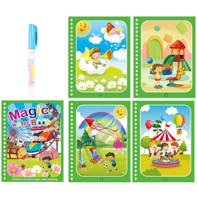 Montessori Magic Water Drawing Book