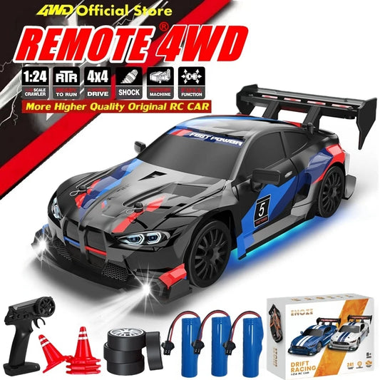4WD RC Drift Car with LED Lights