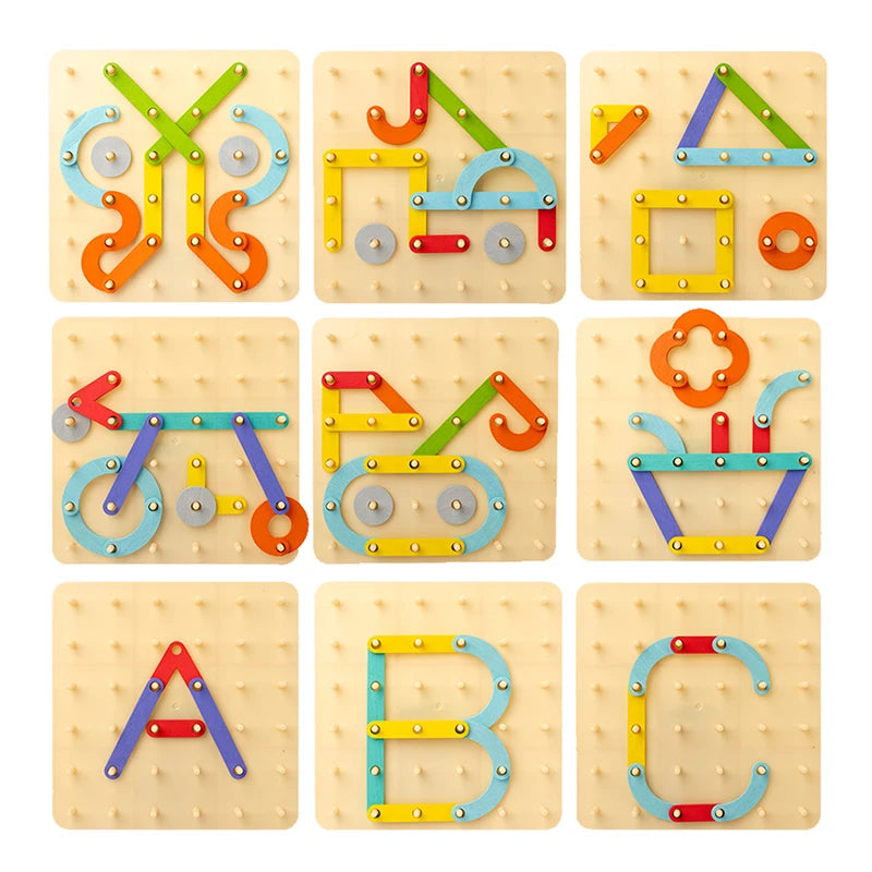 Montessori Peg Board