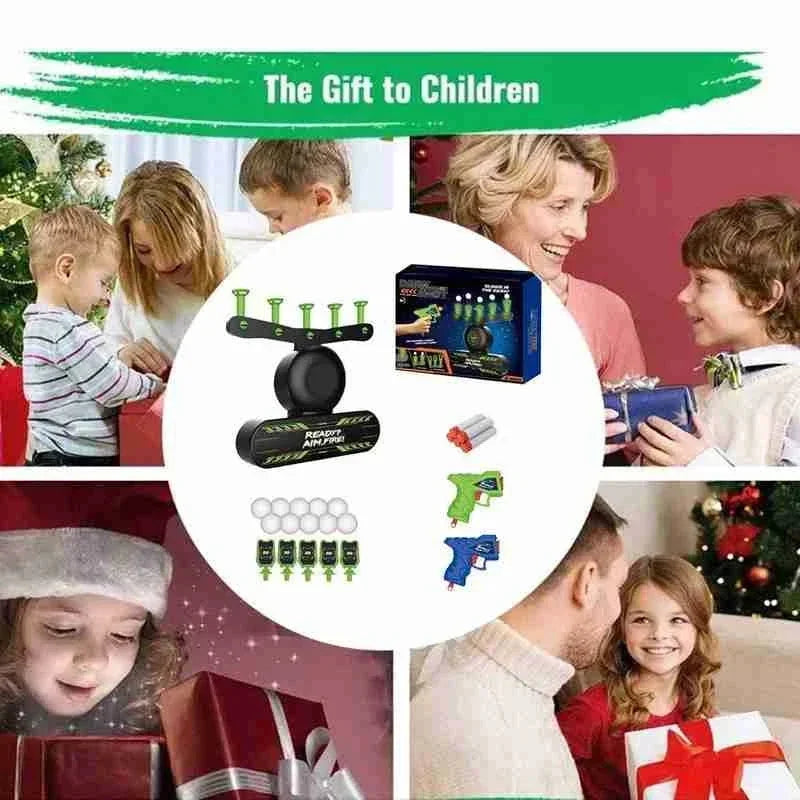 Kids Floating Target Shooting Set – Glow-in-the-Dark Electric Hover Game