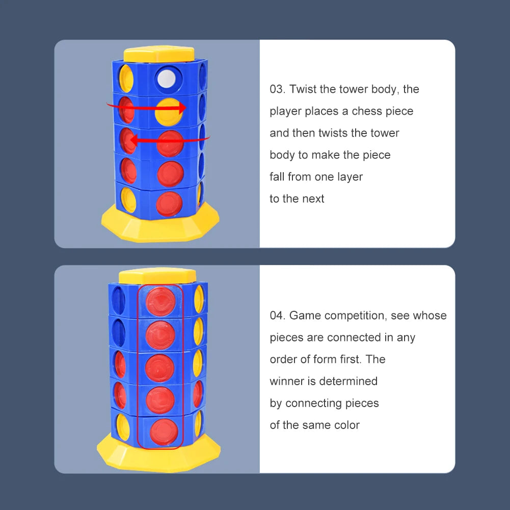 3D-Strategiespiel „Reihe verbinden“.