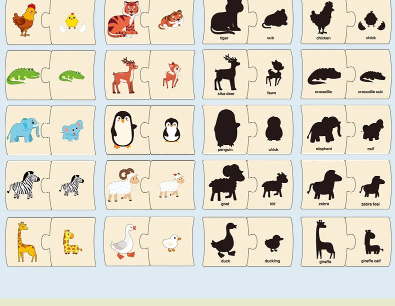 Number Animal Puzzle