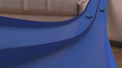 Circuit de course à gravité flexible et ensemble de mini-voitures