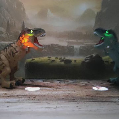Electric Walking Dinosaur Robot Toy with Lights & Sound